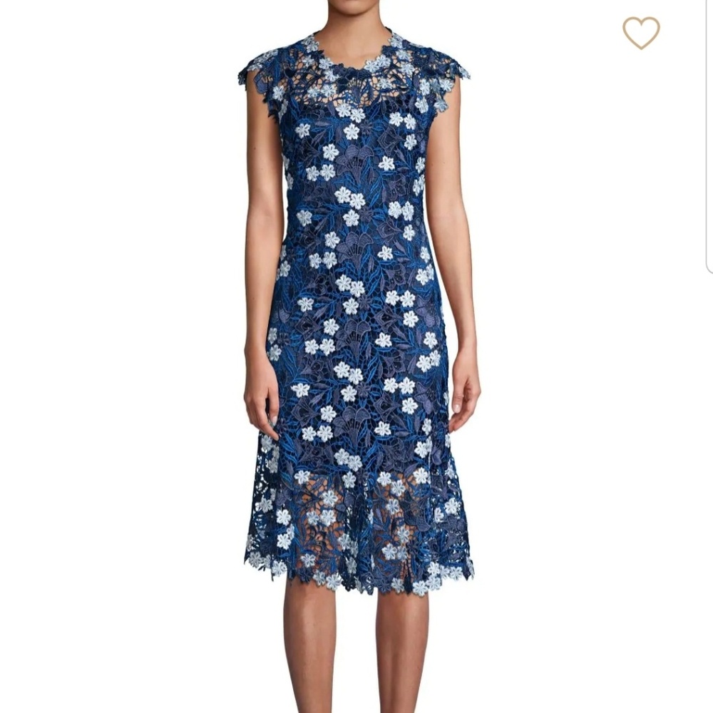 Eli Tahari NWT Florance Embroidery Party Dress